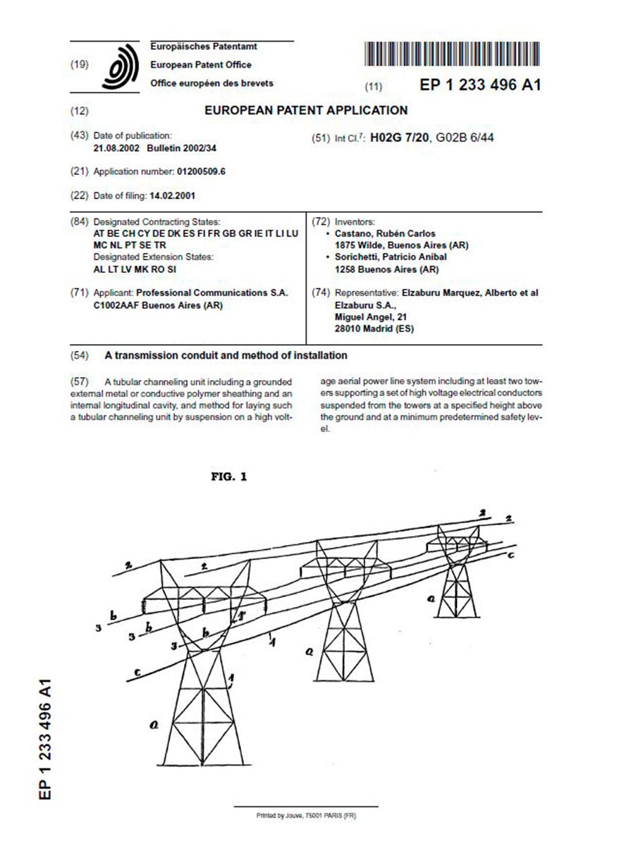 Inventores: Rubén Carlos Castaño y Patricio Aníbal Sorrichetti